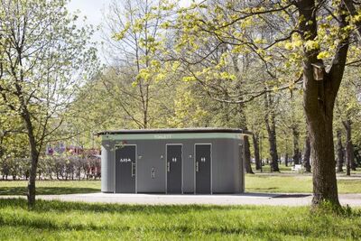 Offentlige toaletter i parker kan kreve anskaffelse